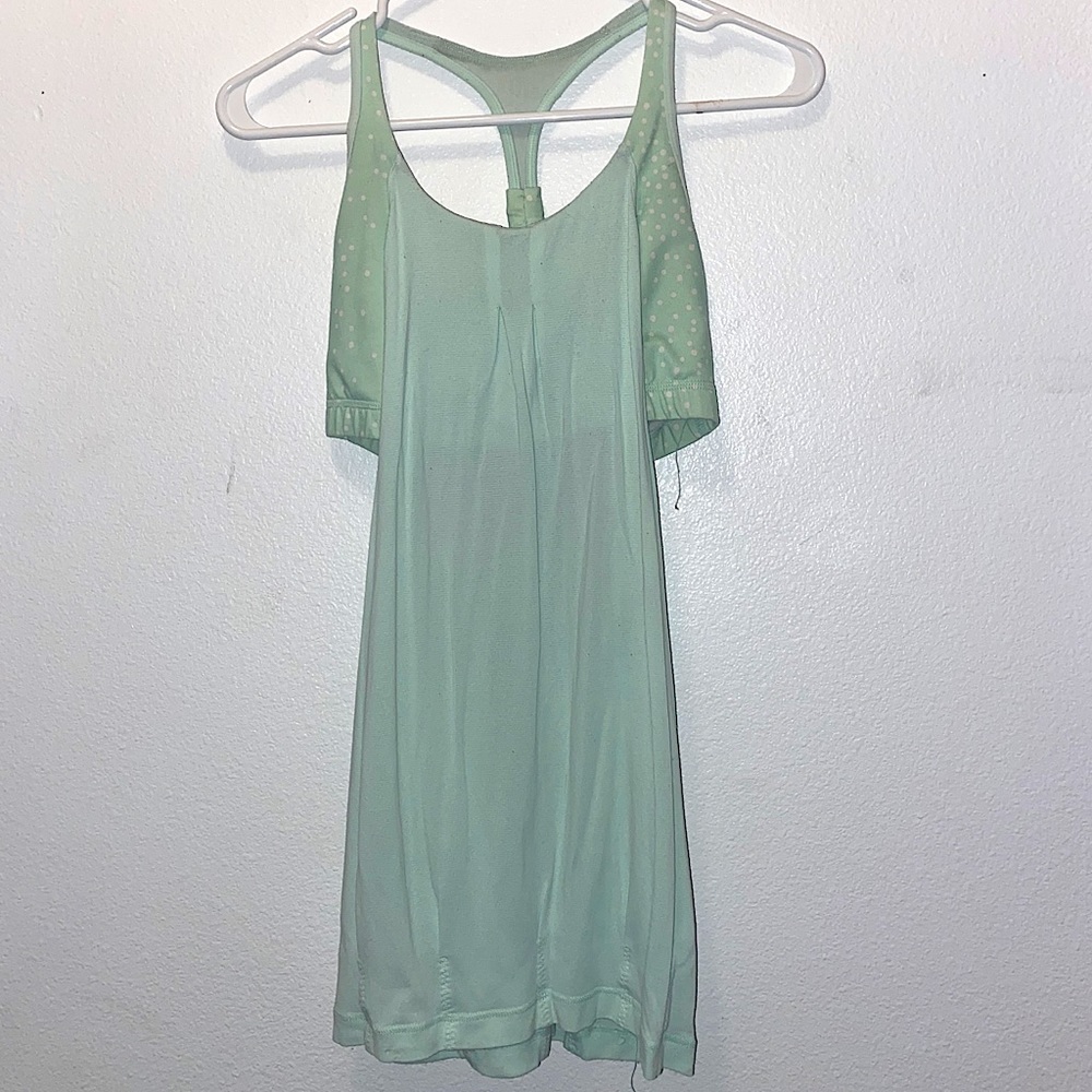 Lululemon Size 6 Mint No Limits Sports Bra Tank